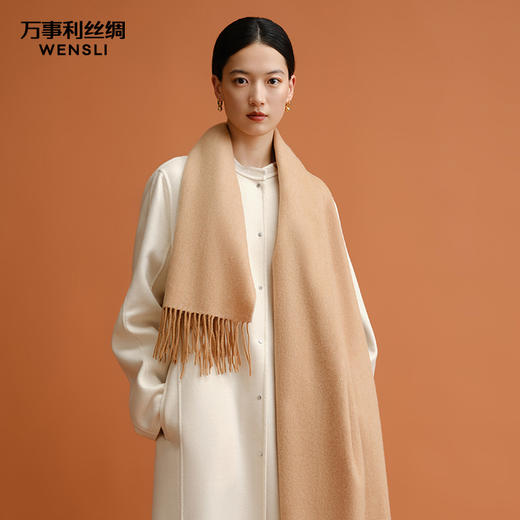 万事利“岁月如歌”山羊绒围巾 商品图1