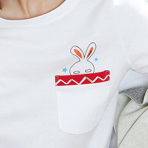 【断码清仓】爱帝中大童纯棉短袖家居套装 商品图3