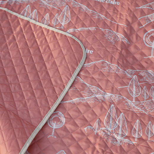 marie claire（嘉人）超声波野餐垫 山野红 商品图2