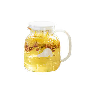 树可小白熊玻璃冷水壶家用凉水冰箱大容量水壶冷泡茶壶耐高温扎壶