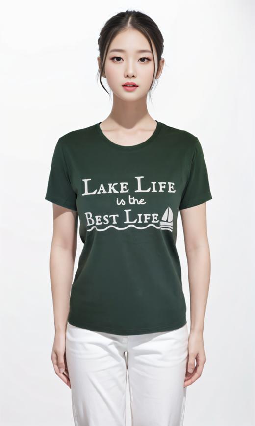 REDLAKE金色池塘T恤衫绿色（男女同款） 商品图8