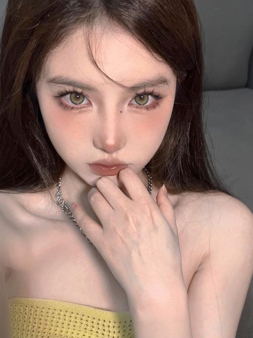 【大直径】NEWSCOKO-迷幻青芥-14.5mm【年抛 度数0-1000度 含有525/575度】 商品图13