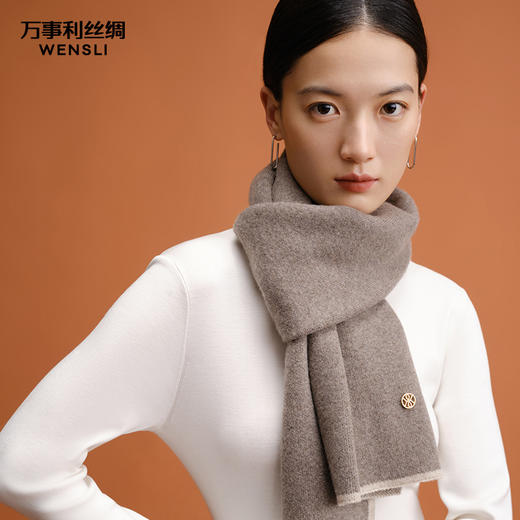 万事利“时光”羊毛围巾 商品图4