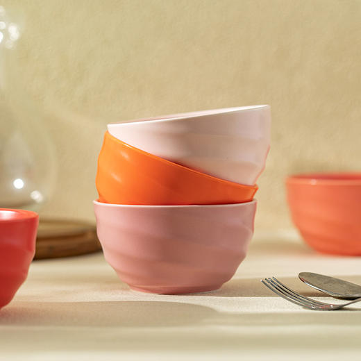 摩登主妇多巴胺陶瓷餐具礼盒套装2023新款特别好看的家用米饭碗 商品图2