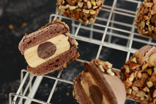 韩式胖马卡龙（焦香坚果巧克力口味） 商品图2