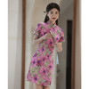 复古碎花旗袍新中式气质日常连衣裙夏季SH23311 商品缩略图3