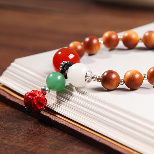 云璟崖柏 配饰手串 小南红 商品图0