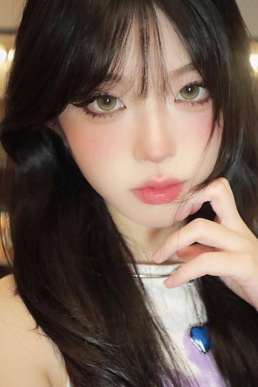 【大直径】Leenscolor-香菜棕绿-14.5mm【年抛 度数0-1000度 含525/575】 商品图3