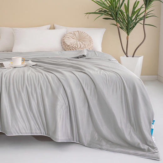 夏被A类冰淇淋被子纯色空调被，夏凉被可机洗水洗冰丝凉感丝薄被子ML-001 商品图7