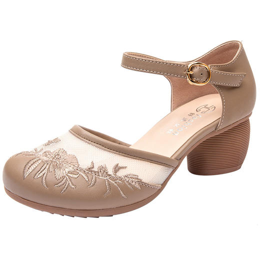 夏季新款，浅网纱中老年女鞋妈妈鞋WZ-23527 商品图4