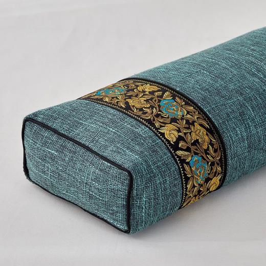 艾草枕头护颈枕高枕中式复古仿古宫廷养生睡眠护颈椎方枕单人枕芯 商品图8