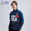 意大利国家队官方商品丨复古立领半拉链刺绣卫衣运动休闲足球迷 商品缩略图3