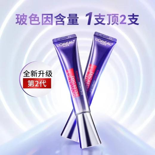 【熬夜王炸组合！买一送一！】全新升级二代欧莱雅紫熨斗眼霜30ml  玻尿酸孚玻因提升眼周活力 /欧莱雅夜精华A醇精华护肤品提升保湿精华液 商品图0