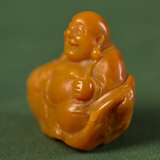 清 田黄石雕弥勒佛摆件 商品图2