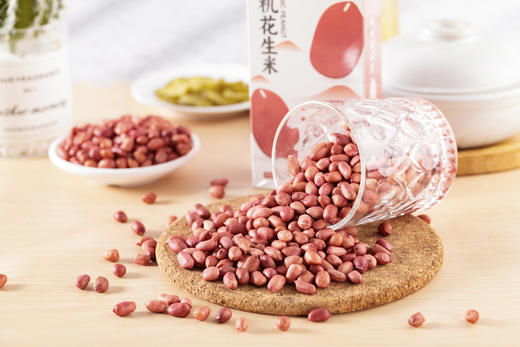 有机胚芽红皮花生米 390克 商品图0
