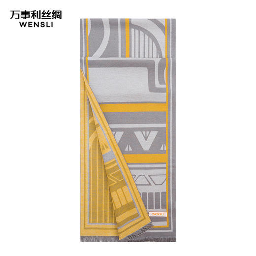 万事利“小城故事”真丝绒围巾 商品图2