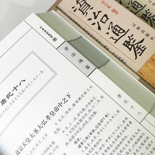 《资治通鉴》正版精装全套6册，中华国学经典文白对照盒装历史书籍 商品图4