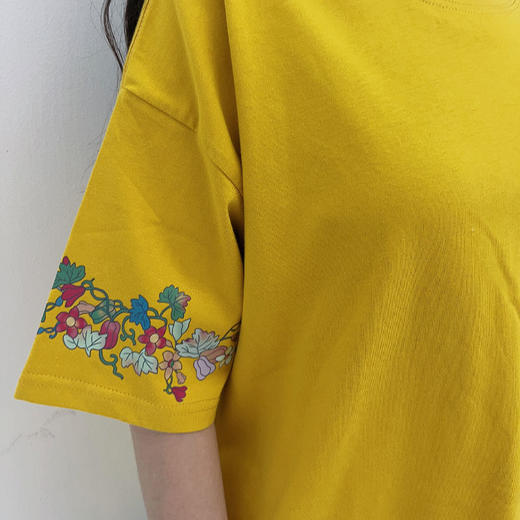 【T恤】瓜蝶纹短袖T恤 商品图2