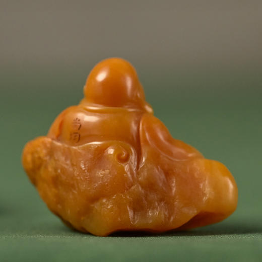 清 田黄石雕弥勒佛摆件 商品图1