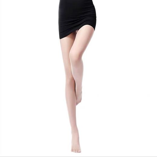 浪莎黑色肤色肉色丝袜裤袜包芯丝连裤丝袜高弹连裤袜超薄长筒光腿防勾丝女脚尖加固加裆连裤袜独立包装1对 商品图3