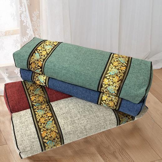 艾草枕头护颈枕高枕中式复古仿古宫廷养生睡眠护颈椎方枕单人枕芯 商品图2