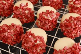 韩式胖马卡龙（草莓山楂口味）