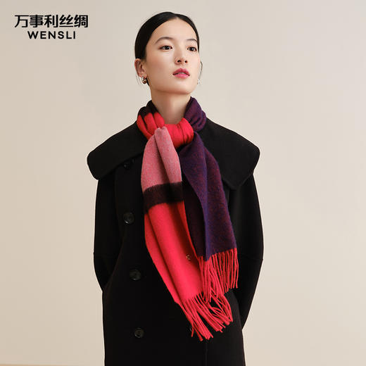 万事利绵羊毛围巾系列 商品图2