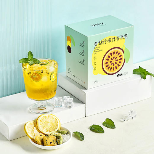 【VC满满】金桔柠檬百香果茶 夏日清爽水果茶 商品图4