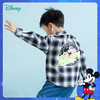 迪士尼童装男童格子衬衫米奇卡通洋气潮搭中大童宝宝上衣衬衣 商品缩略图2