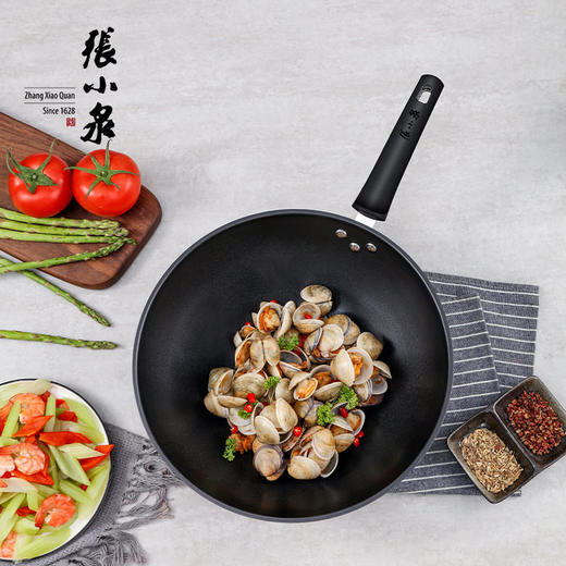  张小泉精铁雪波纹锅具二件套C35422000 商品图2