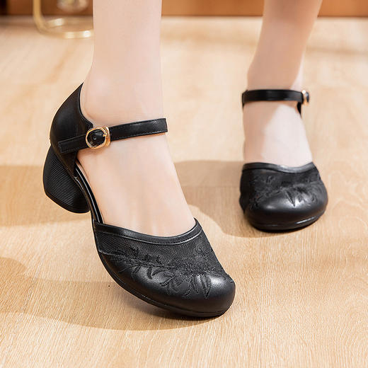 夏季新款，浅网纱中老年女鞋妈妈鞋WZ-23527 商品图6