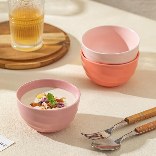 摩登主妇多巴胺陶瓷餐具礼盒套装2023新款特别好看的家用米饭碗 商品图0
