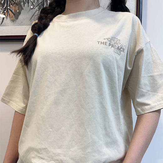 【T恤】荷花纹短袖T恤 商品图1