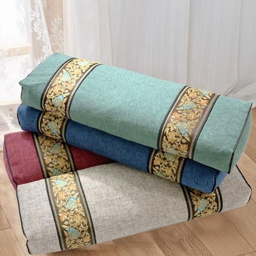 艾草枕头护颈枕高枕中式复古仿古宫廷养生睡眠护颈椎方枕单人枕芯 商品图0