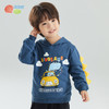 贝贝怡秋季新品男童儿童休闲连帽套头卫衣小恐龙卡通时尚上衣223S3104 商品缩略图3