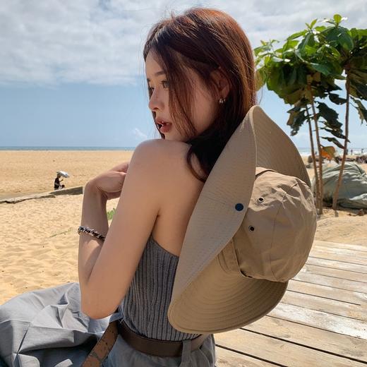 【西部牛仔帽子女夏季大檐】日系渔夫帽，防晒遮阳户外海边旅游登山帽，让我们一起戴上它，探索大自然的奥秘吧！ 商品图3