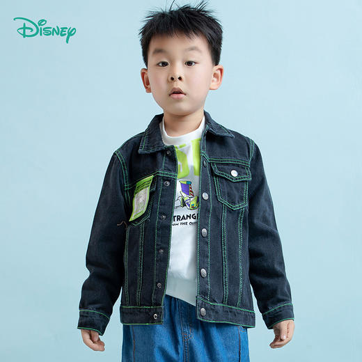 【商场同款】
迪士尼童装春秋新品儿童时尚牛仔外套时尚潮酷男童上衣 商品图0