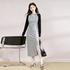 西遇小众纯色休闲长裤女新款通勤百搭阔腿裤子女V1731994 商品缩略图1