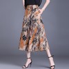 夏季薄款，女士阔腿裤宽松垂感透气高腰显瘦雪纺九分裤裙花裤子MYX-2216 商品缩略图7
