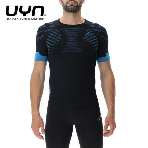 UYN跑步临界点速干衣男女款运动短袖紧身透气健身跑步训练吸汗压缩衣 商品图0