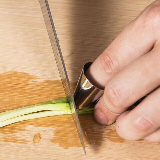 【5只装】不锈钢摘菜铁指甲护指神器指头保护套指套手指套剥蒜掐毛豆拇指刀 商品图4