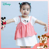 【商场同款】迪士尼童装 女童假两件短袖连衣裙夏季吊带拼接裙子女 商品缩略图0