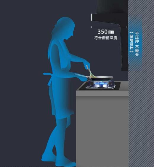 好太太顶侧双重净吸壁挂吸油烟机 CXW-300-K8608 商品图6