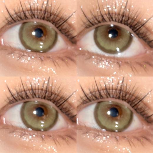 【大直径】NEWSCOKO-迷幻青芥-14.5mm【年抛 度数0-1000度 含有525/575度】 商品图8