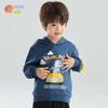 贝贝怡秋季新品男童儿童休闲连帽套头卫衣小恐龙卡通时尚上衣223S3104 商品缩略图0