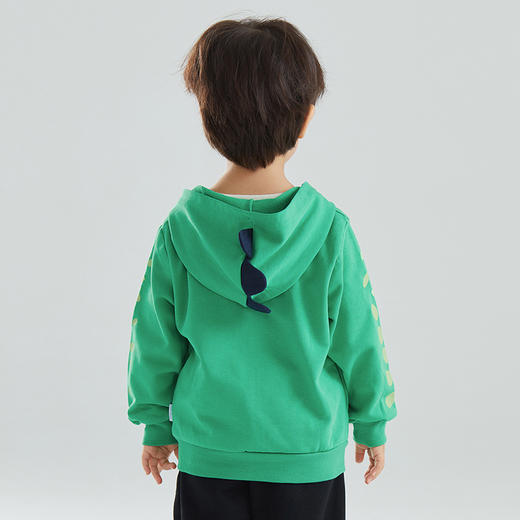 贝贝怡童装男童连帽外套新款宝宝秋装儿童衣服恐龙上衣童装休闲服223S3101 商品图1
