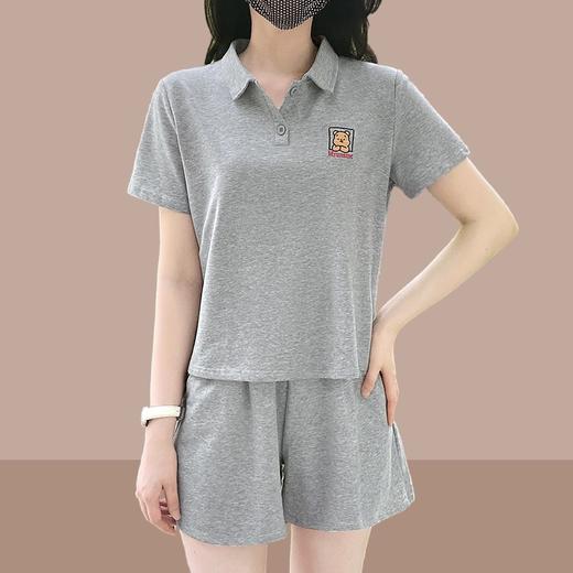 盐系炸街运动套装，宽松洋气减龄休闲短裤两件套MS2260 商品图0