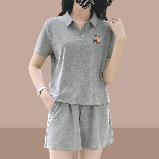 盐系炸街运动套装，宽松洋气减龄休闲短裤两件套MS2260 商品图2