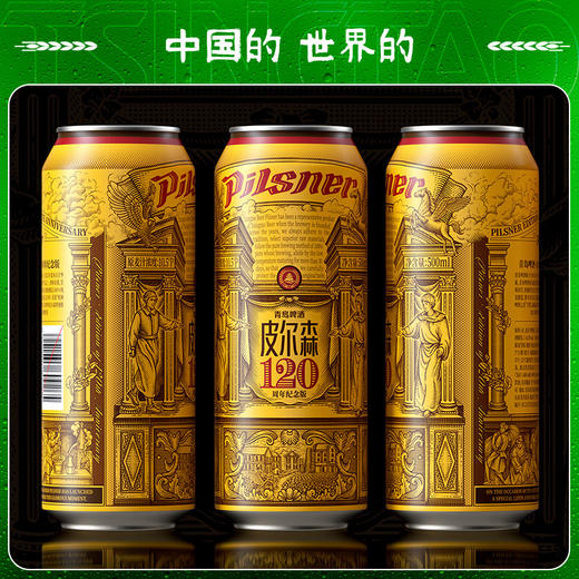 青岛啤酒皮尔森500ml*12听 120周年纪念版 商品图2