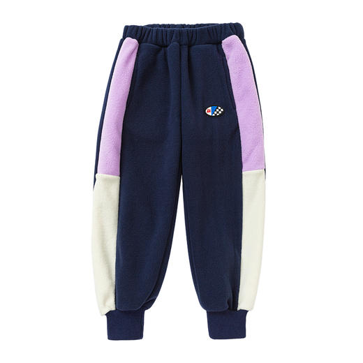 【24年反季特价清仓】龙之涵 双色侧边摇粒绒卫裤秋冬保暖裤 抗静电 婴幼儿A类标准 商品图6